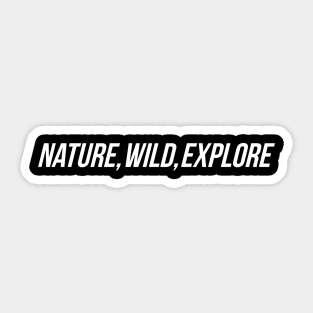 Nature lovers Sticker